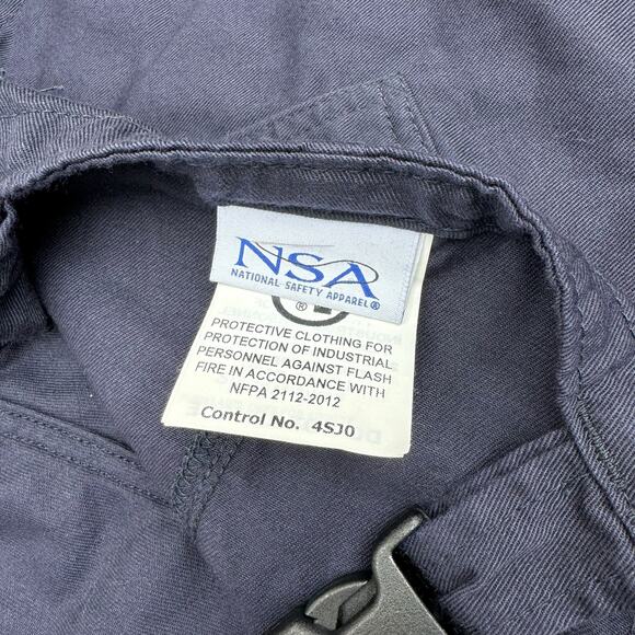 National Safety Apparel Bib Overalls Flash Flame Resistant Arc 8 Cal Men's 4XL - Picture 5 of 13